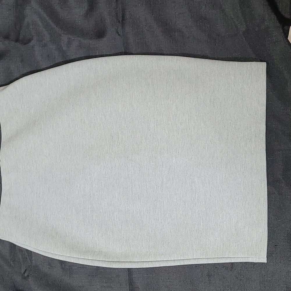 Maison Jules heather grey pencil skirt